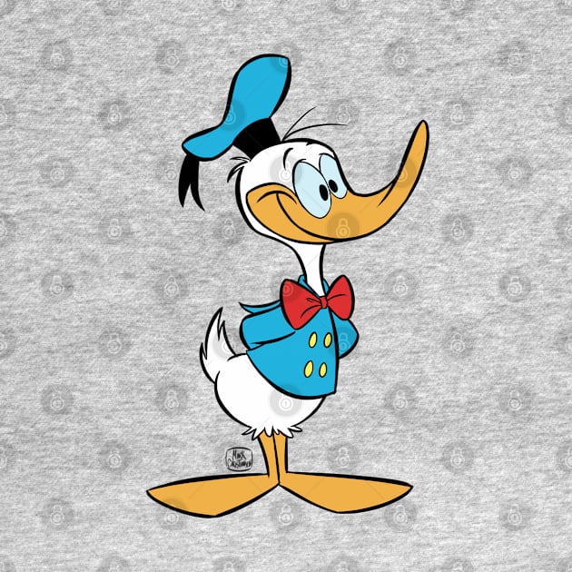 Donald Duck by markscartoonart62